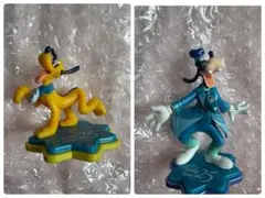 ミニチュアフィギュアコレクション　プルート　グーフィー　ディズニー　25周年