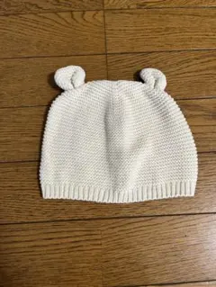 GAPbaby くま耳 ニット帽 アイボリー ベビー キッズ 46のサムネイル