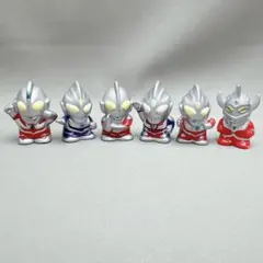 ウルトラマン　小さな指人形　ソフビフィギュア　レトロ　まとめ売り