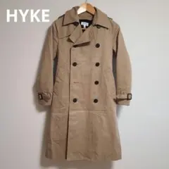 HYKE ハイク レギュラーフィット トレンチコート ライナー付 1 ロング