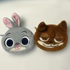 ズートピア　ジュディ　ニック　ポーチセット
