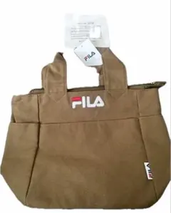 FILA キャンバス トートバッグ ブラウンのサムネイル
