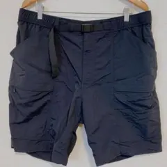 美品★ユニクロ ギアショーツ ブラック メンズ XL 撥水　470617 黒