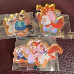 ズートピア2 ブラインド アクリルスタンド 3個セット ニック ジュディ