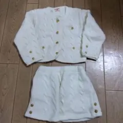 ミキハウスニットセットアップ