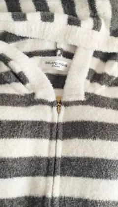 【GELATO PIQUE HOMME】 メンズ ボーダーパーカ ー