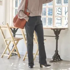 Spick&Span 5 1/2 スリットデニム BLACK 26のサムネイル
