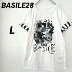 BASILE28 バジーレベントット ビジュー プリントTシャツ カットソーのサムネイル