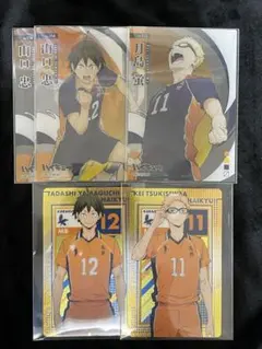 ハイキュー  月島蛍 山口忠  クリアカード