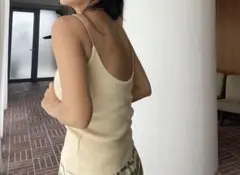 美品 SeaRoomlynn パッド in RIB Back U キャミ　Sのサムネイル