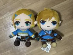 ゼルダの伝説 ティアーズオブザキングダム　 Lぬいぐるみセット リンク ゼルダ