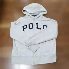 Polo グレー ジップアップパーカー 8