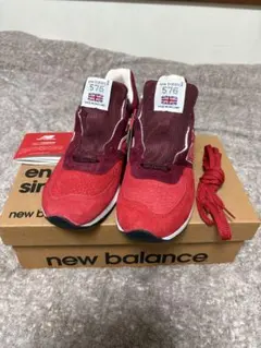 (新品未使用 イングランド製)New BalanceM576 バーガンディレッド