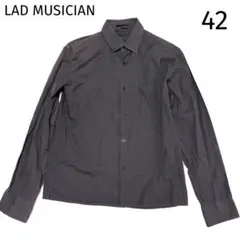 LAD MUSICIAN ラッドミュージシャン　長袖シャツ グレー 42　色褪せのサムネイル