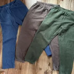 ユニクロ　裏起毛　パンツ　セット　120