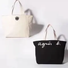 agnes b.　アニエスベー　トートバッグ　ホワイトのサムネイル