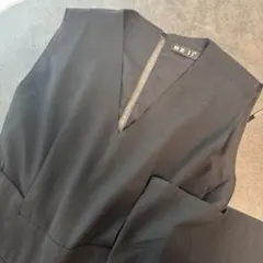 フォーマルブラック　パンツドレス