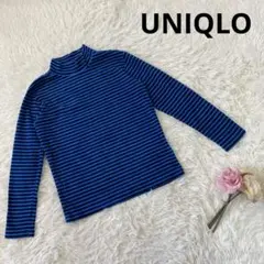 UNIQLO ユニクロ ハイネックボーダーフリーストップス キッズ HRO178