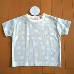 新品 サンリオキャラクター ハローキティ 総柄 半袖Tシャツ 90