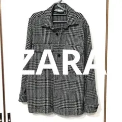 美品ZARA 千鳥柄ジャケット Lサイズ