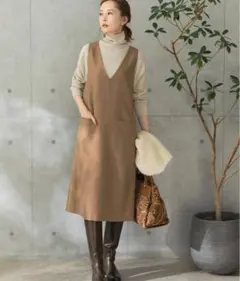 新品♪アーバンリサーチロッソROSSOジャンパースカート ワンピース