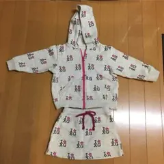 エックスガール ステージズパーカー&スカートのセットアップ