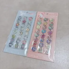 サンリオ　おはじきふうシール　シナモン　キティちゃん　シール　おはじきシール