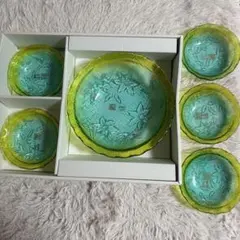 ファイト！九州（伝統工芸品／沖縄）琉球ガラス小皿2枚セット - メルカリ