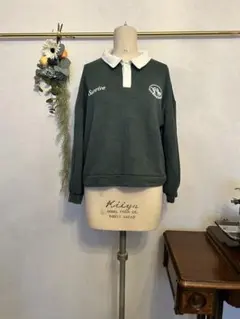 DAZY トップス　ニット　古着女子　秋　カジュアル スクール　スポーツ