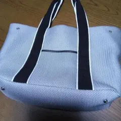 メッシュトートバッグ グレー