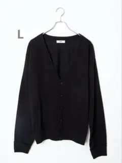 新品＊WEGO ドロップショルダーカラーカーディガン L＊