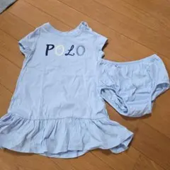 Ralph Lauren ワンピース 12M ライトブルー