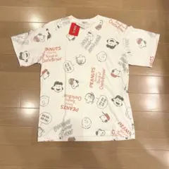 スヌーピー　半袖Tシャツ　総柄　ピーナッツ
