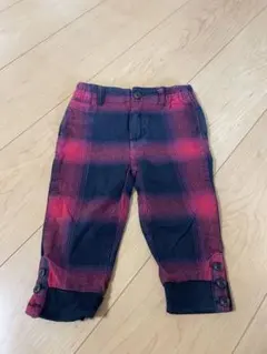 Polo by Ralph Lauren 赤黒チェックパンツ 12M