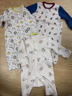 ロンパース　70〜80 長袖　3枚セット