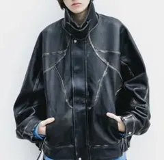 [clesste] VINTAGE LEATHER FUTURE JACKET