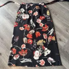 インゲボルグ　花柄タイトロングスカート