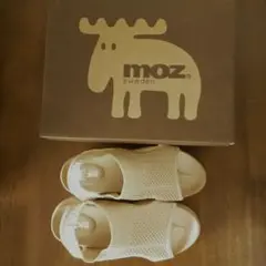 moz 厚底ニットスポーツサンダル M ベージュ 23.5〜24.0cm