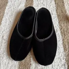 お値下げ1,800円→1,500円！ 黒ベルベット調　スリッパ 卒業式/入学式