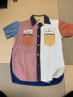 Pherrow's 半袖シャツ マルチカラー クレイジーパターン