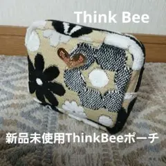 新品未使用Think Bee 花柄コンパクトポーチのサムネイル