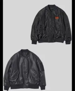 GU UNDERCOVER フェイクレザーリバーシブルブルゾン