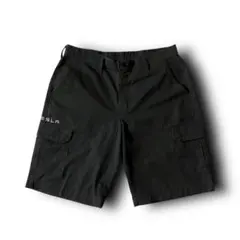 RED KAP×TESLR企業刺繍ロゴワークカーゴショーツ自動車メーカーW34黒のサムネイル