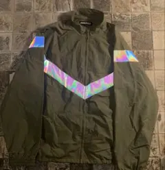 【本日限りの価格】リフレクタージャケットطفل オリーブ ナイロンジャケット