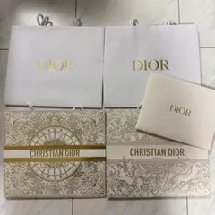 DIOR ショップ袋 4枚セット　クリスマス　限定