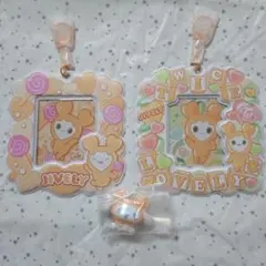 JIVELY TWICE LOVELY ジヒョ カードホルダー オレンジ