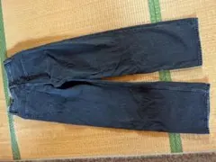 MOUSSY ストレートデニムパンツ ブラックのサムネイル