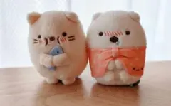 希少 すみっコぐらし てのりぬいぐるみ セット しろくま ねこ