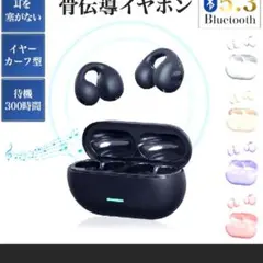 Bluetooth 5.3 骨伝導イヤホン ブラック