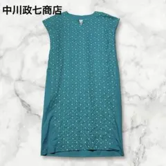 中川政七商店 総刺繍 北欧 フレンチスリーブ ワンピース 日本製のサムネイル